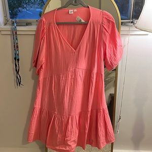 Pink Gap flowy dress